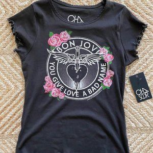 Bon Jovi Women's T Shirt Size Medium